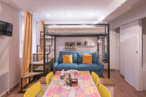Studio cosy & coloré proche gare et Paris